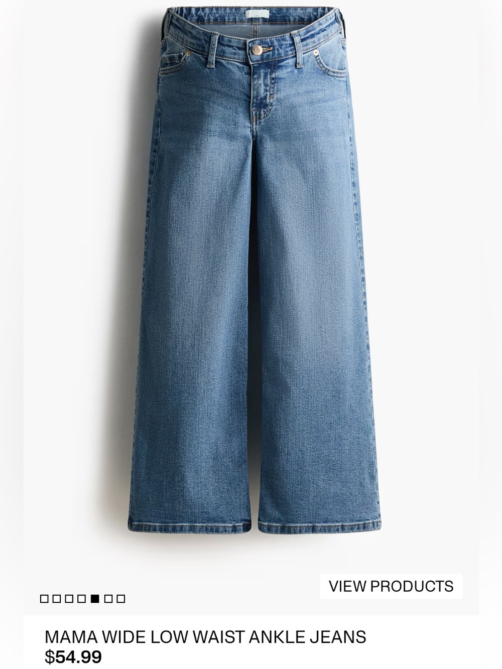 NWT H&M maternity ankle jeans